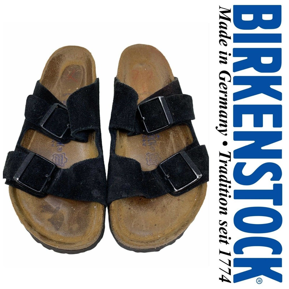 Birkenstock Arizona Suede Sandals Soft Footbed